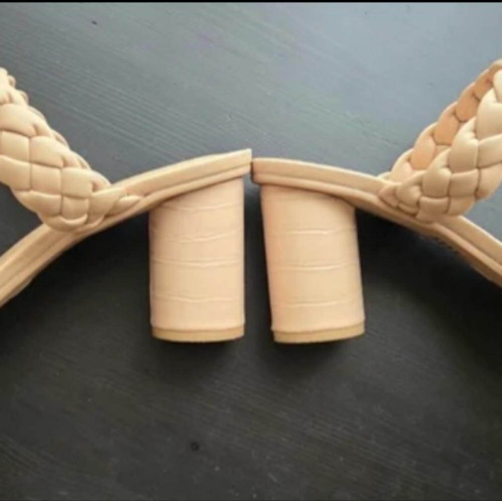 A New Day Braided Block Slip On Sandals